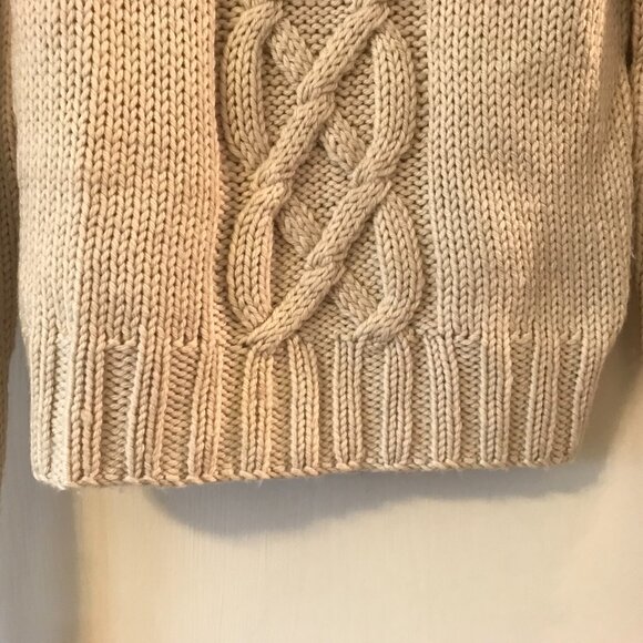 Banana Republic | Aran Wool Cable Knit Fisherman Sweater XS - Picture 5 of 12